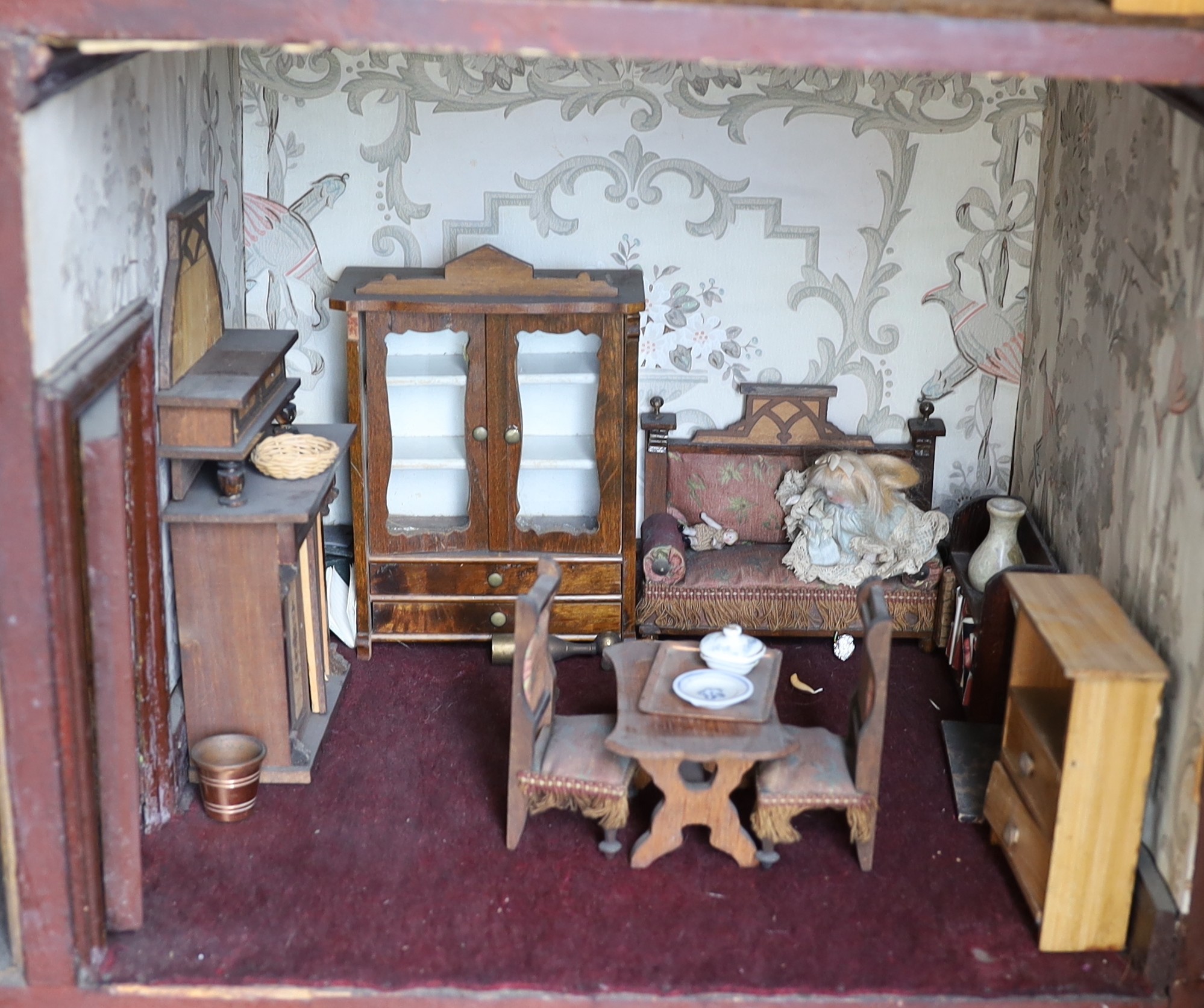 'Rocking Villa': A Victorian furnished dolls’ house, circa 1880